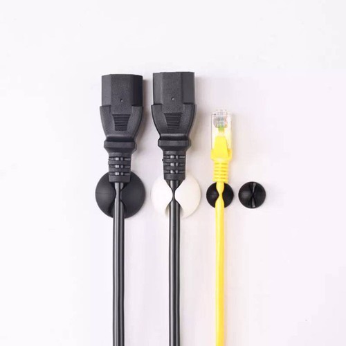 20 PCS Wire Holder Cable Clip Cord Fastener Clips Holders for Cords Desk - Bild 11 von 12