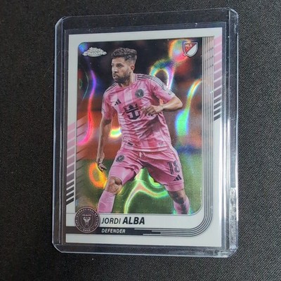 2025 Topps Chrome MLS #41 Jordi Alba White Lava - SP