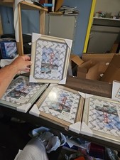 LUCKYLIFE 8x10 Picture Frame Set of 4, Rustic Farmhouse, Look  ALL Pictures