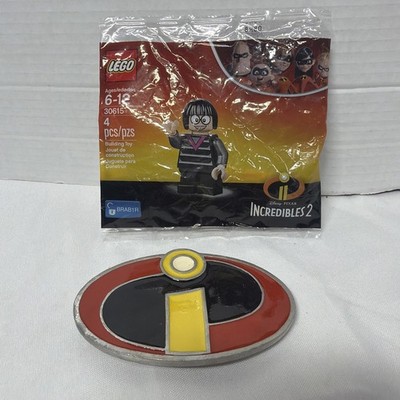LEGO Incredibles 2 Edna Mode Polybag 30389 + The Incredibles Style Belt Buckle