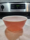 Pyrex~Pink Flamingo~1.5 Qt. ~#402~Mixing Bowl~1950s~Some Small Surface Scratches