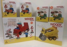 Woody Click  Feuerwehrauto, Radlader Holzspielzeug Kinder  Holz - Neu & OVP