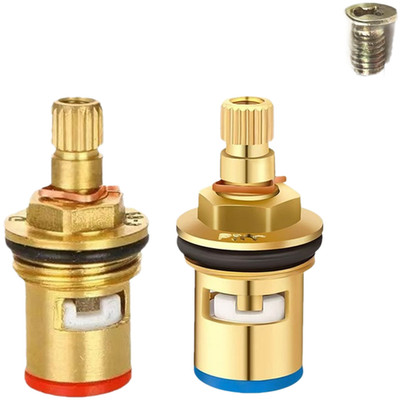 Copper Faucet Valve Core Disc for Angle Valve with Reliable Cold Hot Water Use