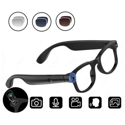 AIMB-G1 Smart Glasses with 5MP Camera & Real-Time AI Translation 1080P