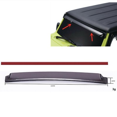 For DJ Suzuki Jimny RC Car Model Acrylic Window Visor Rain Shield Guard DIY