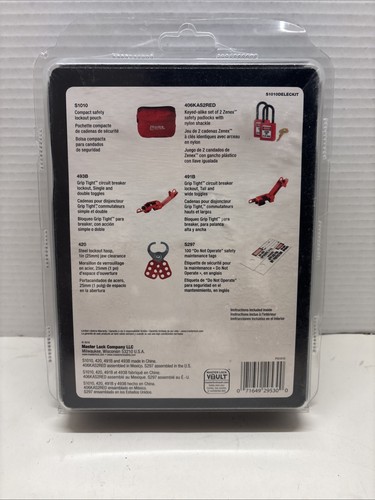 Kit di blocco elettrico di sicurezza, con 2 lucchetti 406 - Foto 6 di 12