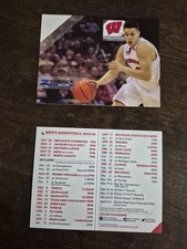 2015-16 Wisconsin Badgers Men's Basketball Pocket Schedule