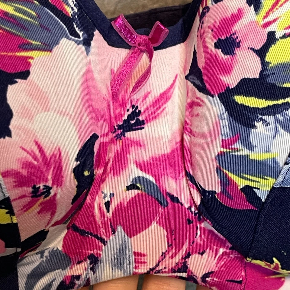 Cacique Mujer Floral Cobertura Completa Correa Ancha Ligeramente Forrada Balconette 42D Foto 4 de 4