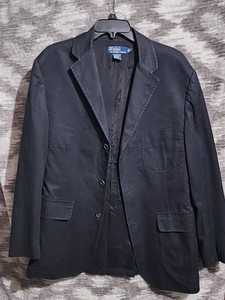 Polo Ralph Lauren Men's Slim Fit Blazer Navy Blue large