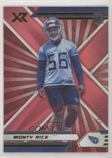 2021 Panini XR Rookies Red 10/249 Monty Rice #167 03rx