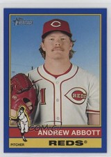 2025 Topps Heritage High Number SP Dark Blue Border Andrew Abbott #469 05gv