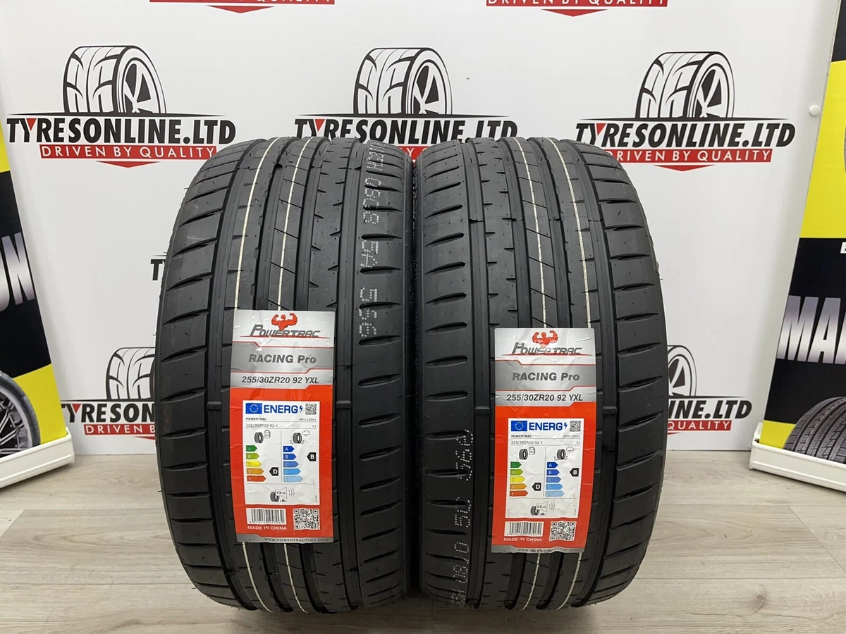 2 X 255 30 20 POWERTRAC 255/30ZR20 92Y XL BRAND NEW AMAZING M+S 