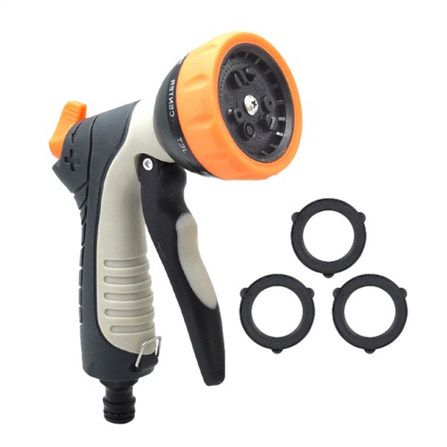 9 Function Spray Nozzle - Water Hose Gun Multi Pattern Garden Adjustable Mist