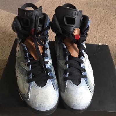 bleached denim jordan 6