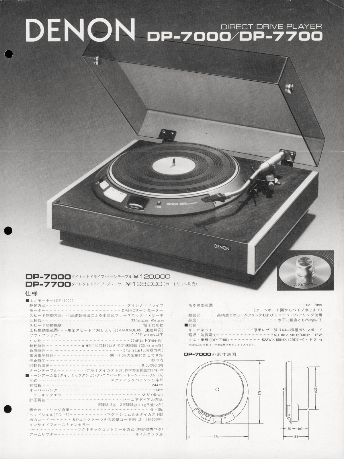 Denon DP-7000 vintage audio equipment - eBay listing photo 4