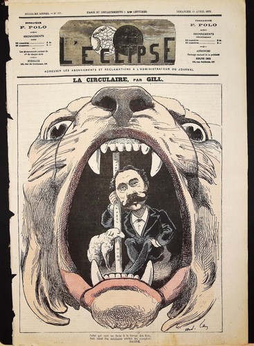 Journal L'ECLIPSE N°337 année 1874 LA CIRCULAIRE, Par GILL - Imagen 2 de 2