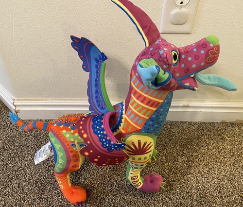 Disney Store Pixar Coco Dante Alebrije Regenbogengeist Hund 15" Plüschtier Kuscheltier - Bild 3 von 6