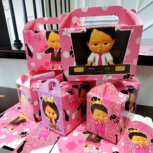 BLACK GIRL BABY BOSS PARTY SUPPLIES BIRTHDAY DECORATION BALLOON TABLEWARE SHOWER - Picture 85 of 91