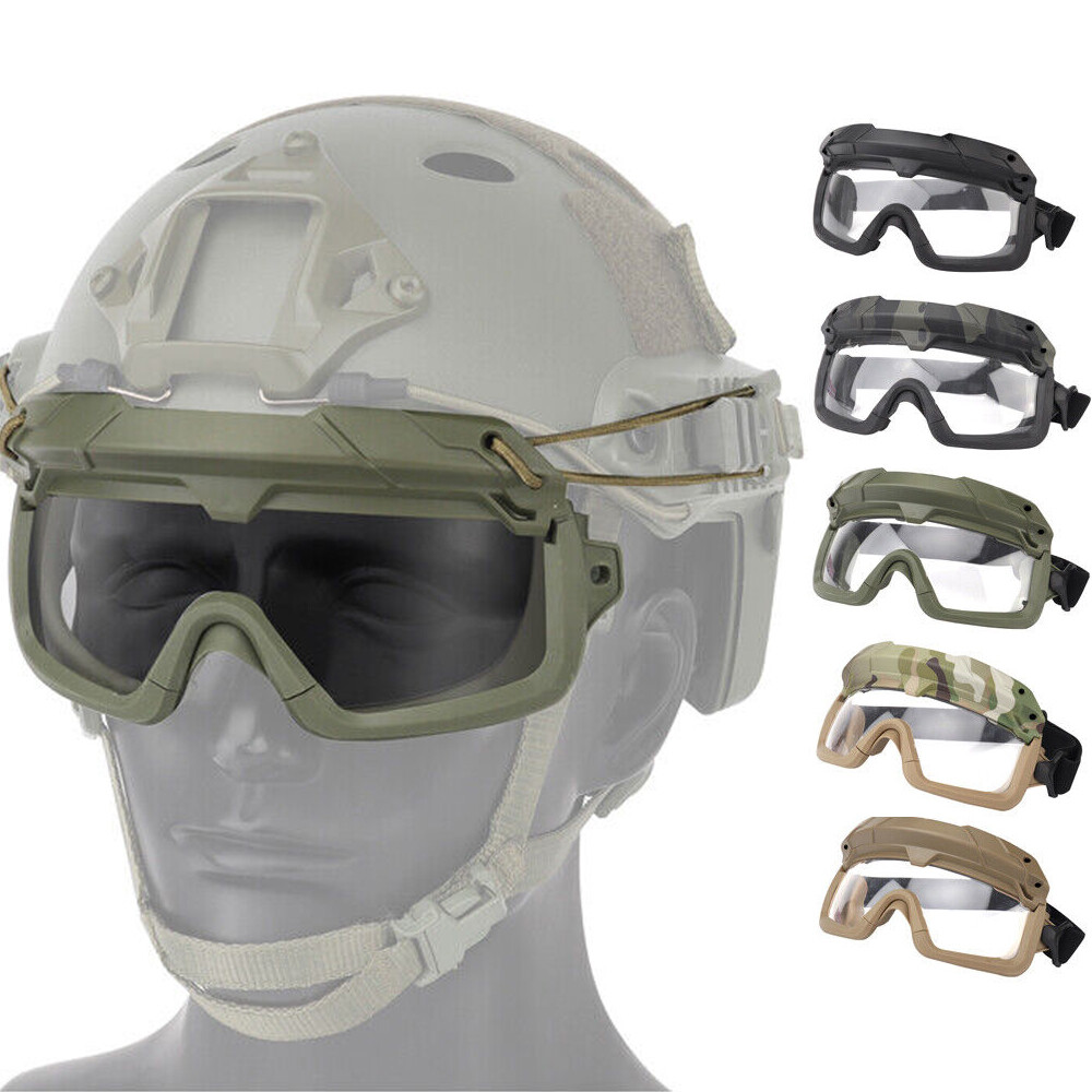 Airsoft Riding Goggles Tactical Safety Goggles Anti Fog Shooting Hunting Glasses