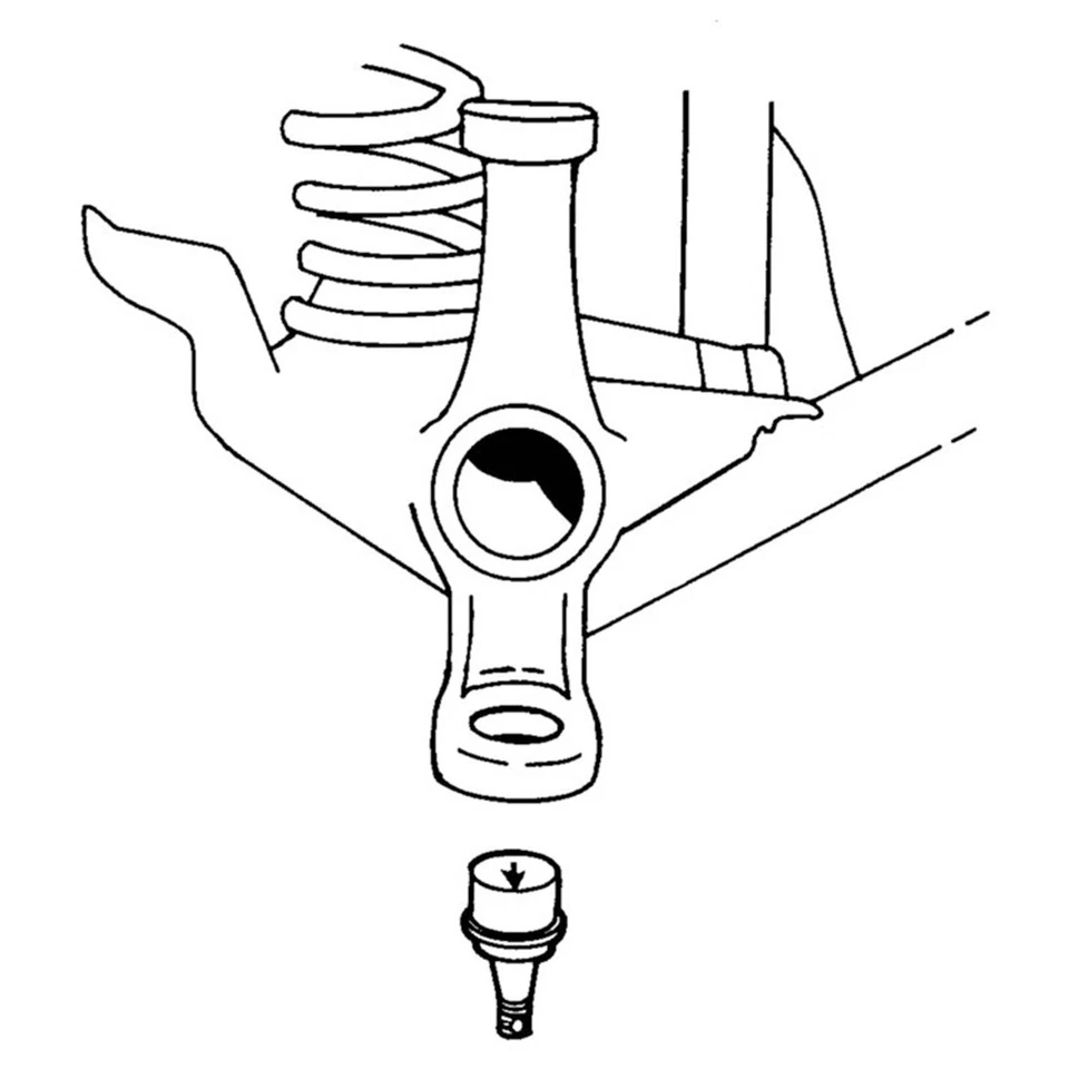 Front Alignment Adjustable Camber Caster Lower Ball Joints Pair 99-04 Jeep WJ - Image 3 of 4