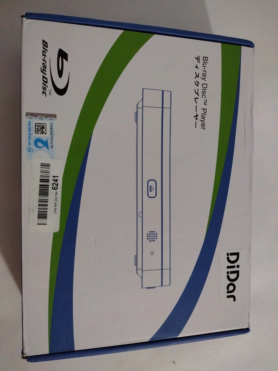 Didar Blu Ray DVD Player Ultra Mini 1080P Blue Ray Disc Player Home Theater