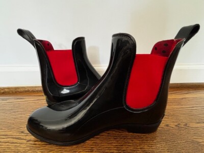 RALPH LAUREN Shoes Womens size 11 Tally-Bo-Rai Rain Boots Black Ankle  Waterproof