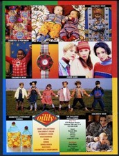 1994 Oilily children's fashions dress watch perfume etc 9 photo vintage print ad