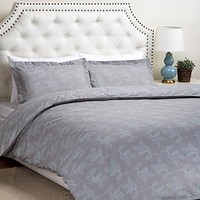 Duvet Cover Sets Bedsure 3-piece Duvet Cover Set (full/queen Leaves Grey) - 1 2 Duvet Cover Sets Bedsure 3-piece Duvet Cover Set (full/queen Leaves Grey) - 1 2