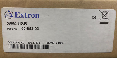 Extron SW4 USB - USB Switcher - Four USB | P/N: 60-953-02