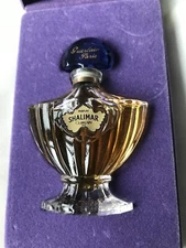 Guerlain Shalimar Perfume Bottle and Case Vintage