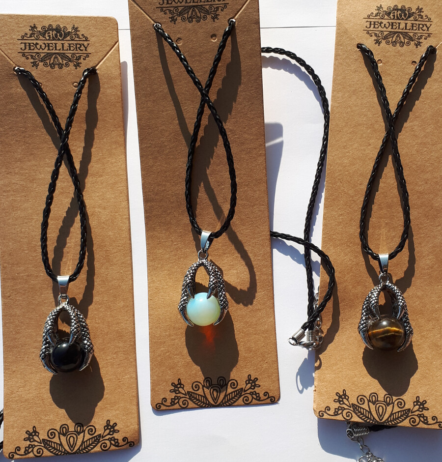 Collana Drago Di Cristallo INFUSEU - Ciondolo Esagonale Gotico Per Uomini E Donne - Foto 4