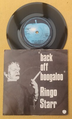 RINGO STARR  '' BACK OFF BOOGALOO '' SUPER ORIG UK 7'' IN RARE PIC SLEEVE