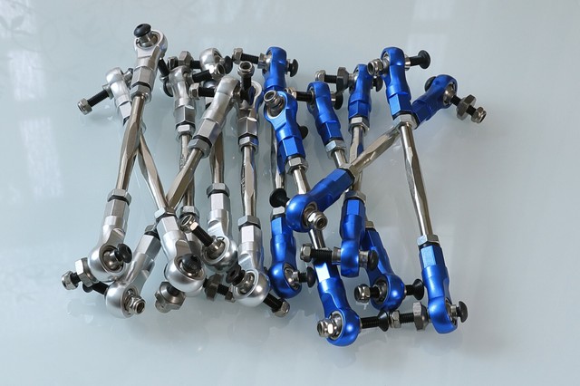 GTB Losi 5ive-T High Strength Front & Rear Steel Steering Linkage Rod Ball kit GTB Losi 5ive-T High Strength Front & Rear Steel Steering Linkage Rod Ball kit