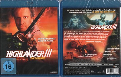 HIGHLANDER 3 - DIE LEGENDE --- Blu-ray --- Klassiker --- Uncut --- Neu & OVP ---