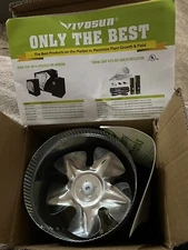VIVOSUN 6 inch Inline Duct Fan 240CFM, HVAC Exhaust Intake Fan Low Noise