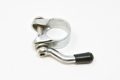 VINTAGE 28,6mm 1 1/8'' RAHMEN SATTELSTÜTZENKLEMME MIT SCHNELLSPANNER SICHERUNGSHEBEL