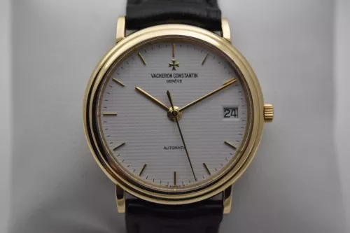 Vacheron Constantin Patrimony Automatic with date, Ref 47014, 18K YG, excellent