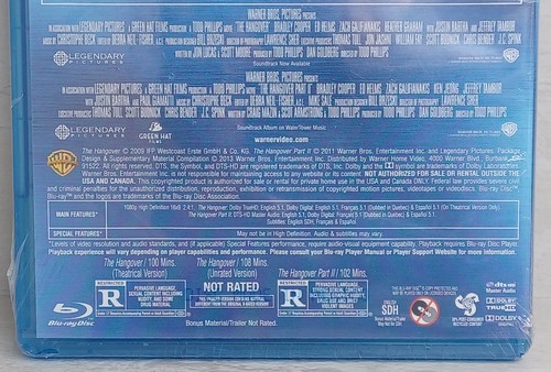 The Hangover The Hangover Part II Blu-Ray Double Feature 2013 Sealed - Imagen 6 de 6