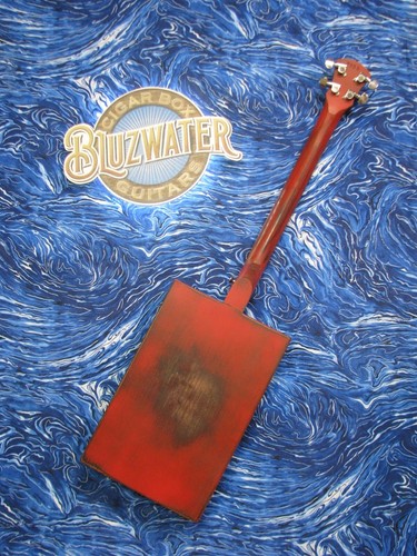 BLUZWATER FIRESTORM RELIC CIGAR BOX GUITAR #333 - Picture 2 of 5