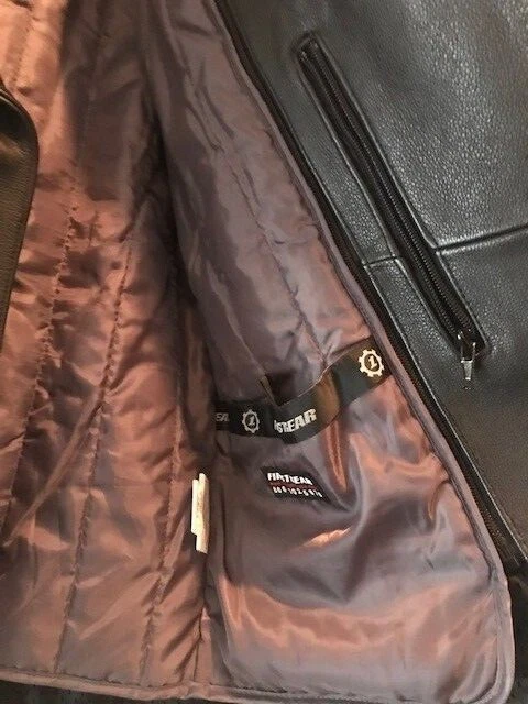 Womens Leather Motorcycle Jacket - Image 4 of 4