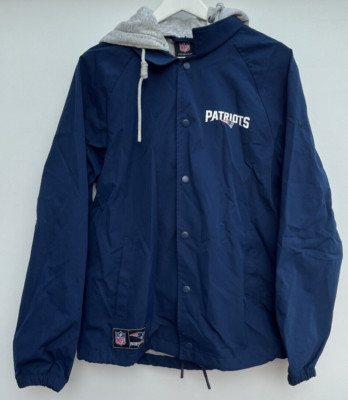 New England Patriots Jacke Blau Kapuze NFL Primark Herren Small S