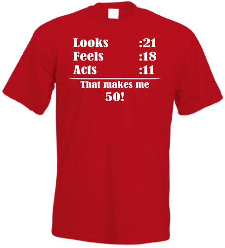 50th Birthday t shirt Funny Fifty fiftieth Birthday T-Shirt - Picture 8 of 11