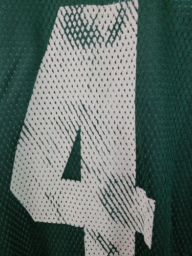 Offizielles Reebok NFL New York Jets Brett Favre #4 grün Trikot Größe M kostenloser Versand! - Bild 8 von 9
