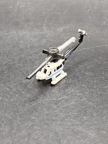 Micro Machines Galoob 1989 Bell Huey Police Helicopter Vintage Collectible Toy - Picture 2 of 7