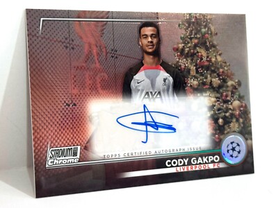 22-23 Topps Stadium CODY GAKPO 直筆サインカード 22-23 Topps