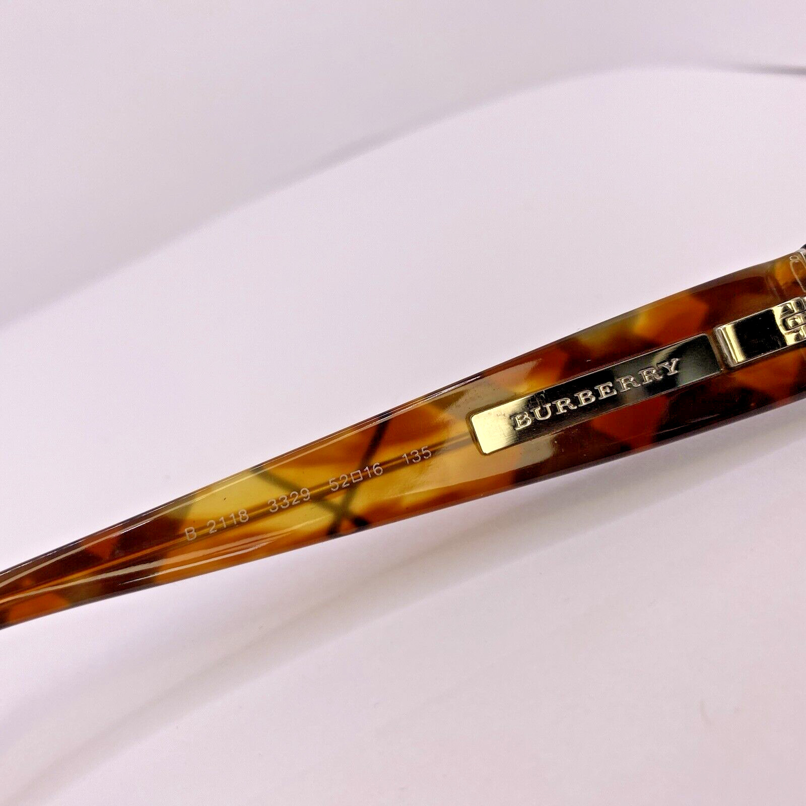 Burberry Eyeglasses Frame Authentic B 2118 3329 52 [] 16 135 MM Brown Tortiose thumbnail 6