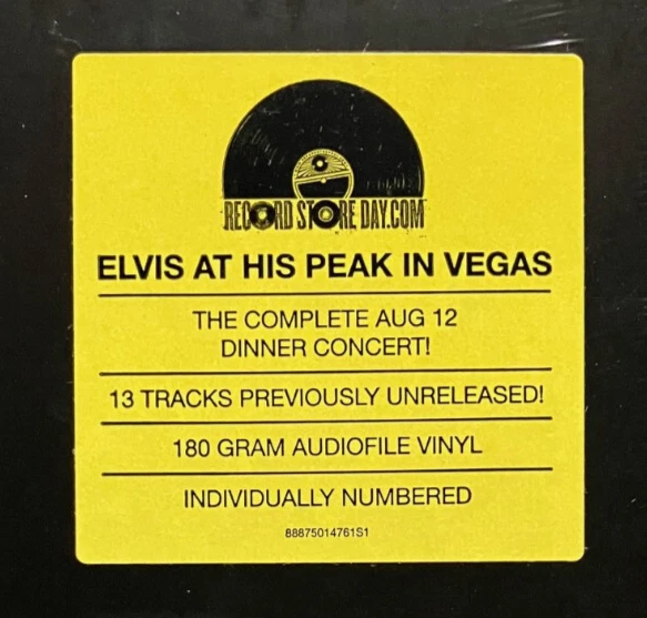 ELVIS PRESLEY Showroom Internationale 2 LP US 2014 180g Vinyl 1st Press RSD NEW - Image 2 of 4