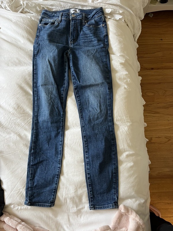 Paige high waisted skinny jeans 27