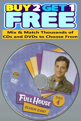 Full House (DVD) Replacement Disc Eighth Season 8 Disc 4 Single