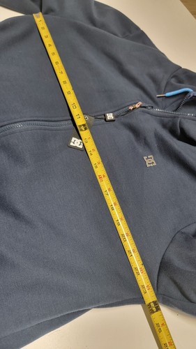 Rare DC Shoes Mens Size Large Reversible Jacket Sample Quilted Hooded Pockets - Picture 3 of 14